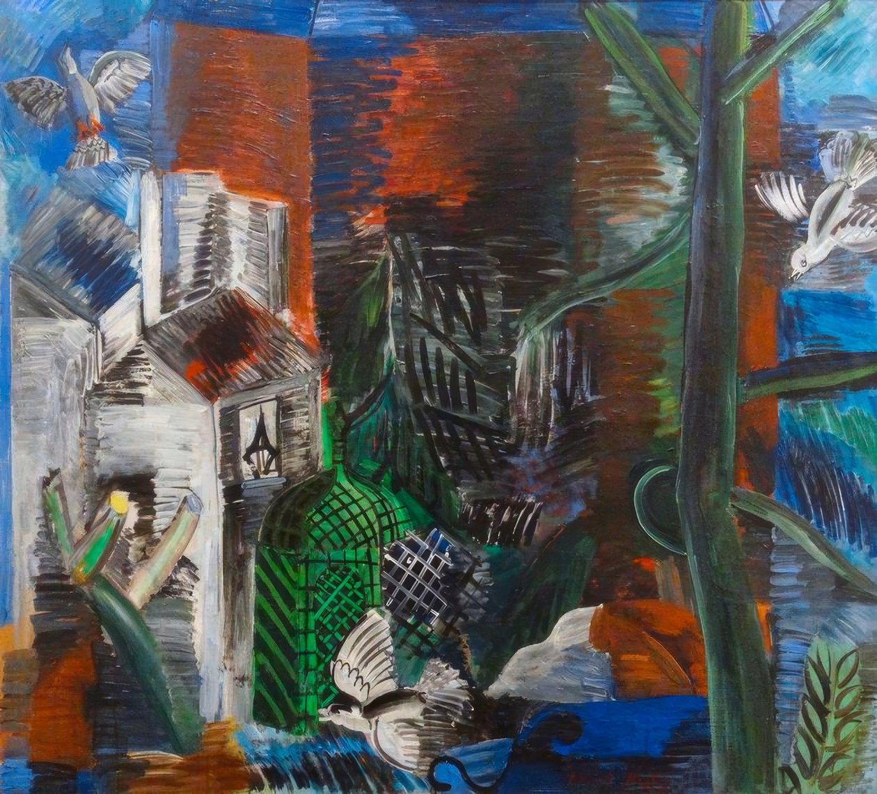 De verlaten tuin door Raoul Dufy
