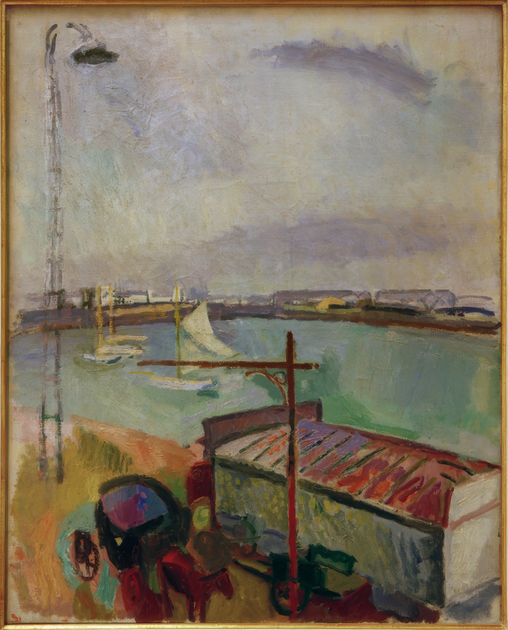 De haven van Le Havre door Raoul Dufy