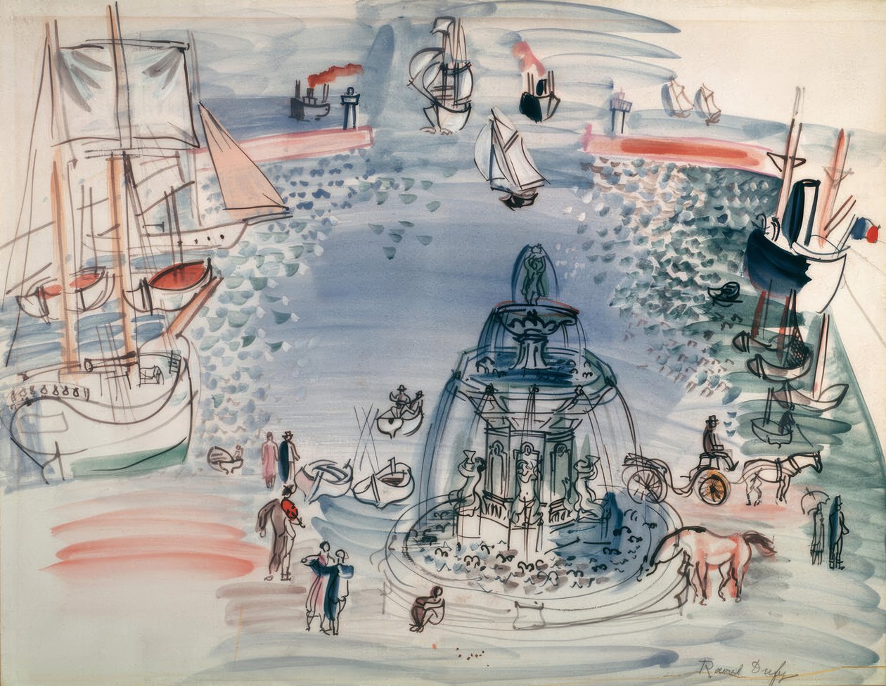 Eerbetoon aan Claude Lorrain door Raoul Dufy