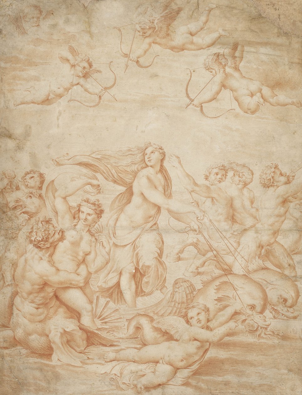 De Triomf van Galatea door Raffaello Sanzio Raphael