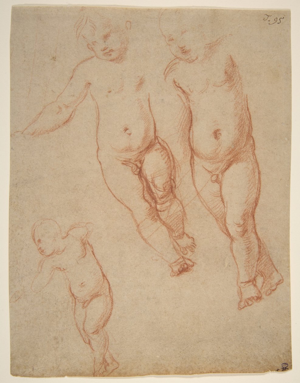 Studies van het Christuskind, 1513-14 door Raffaello Sanzio Raphael