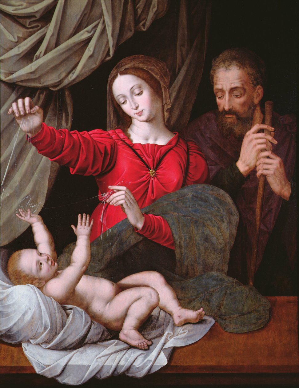 De Madonna van Loreto (kopie - origineel in Musée Condé, Chantilly) door after Raphael