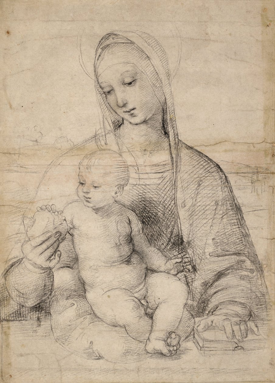 Madonna van de granaatappel, c.1504 door Raphael