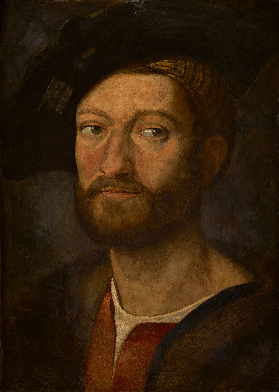 Portret van een man, vermoedelijk Giuliano de Medici, Hertog van Nemours door after Raphael