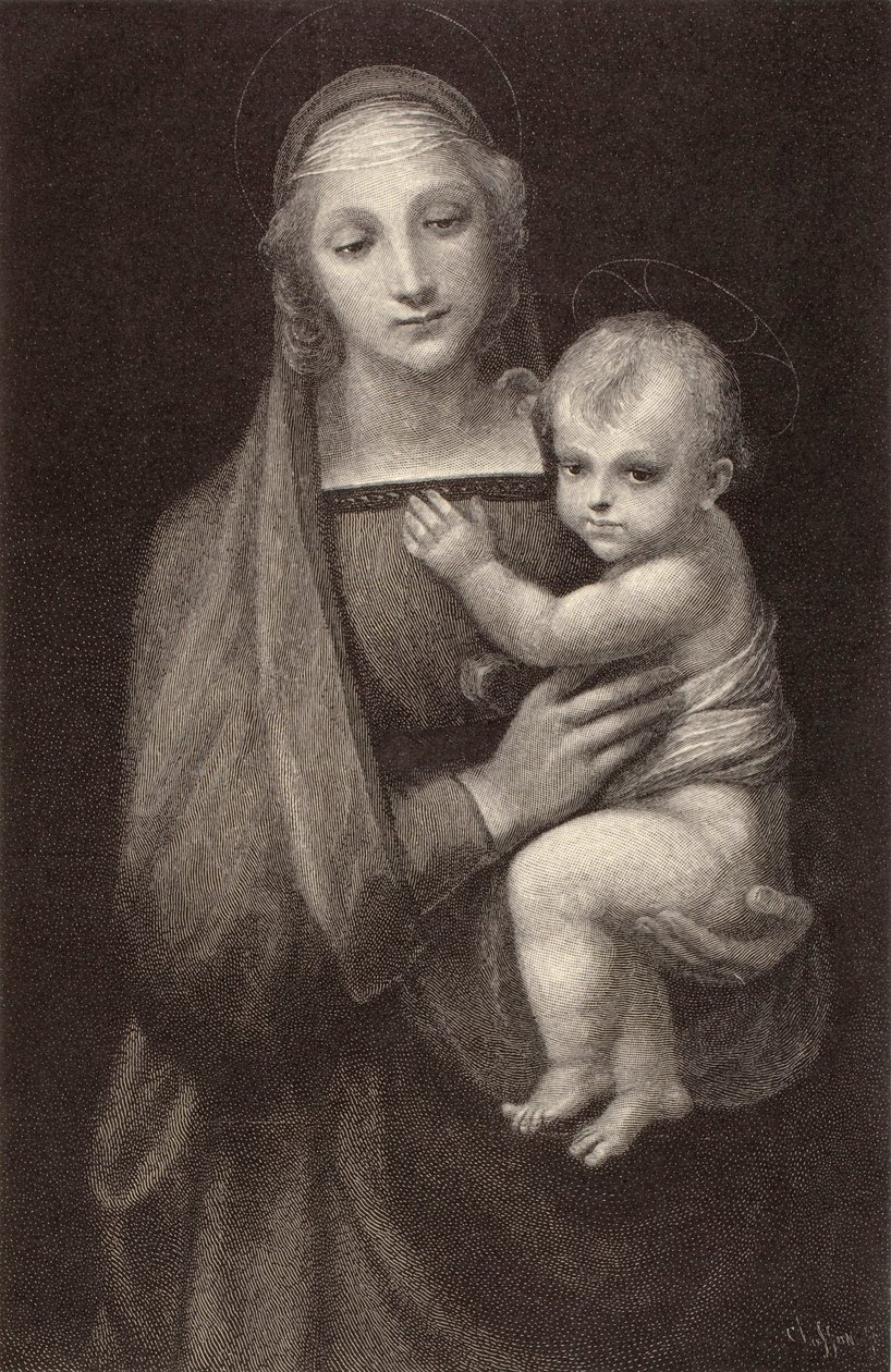 Madonna del Granduca door Raphael