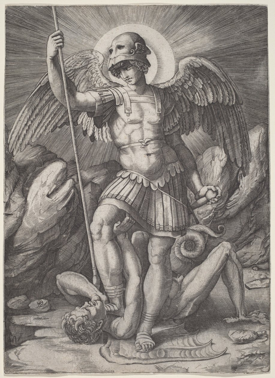 Sint-Michiel door Raphael