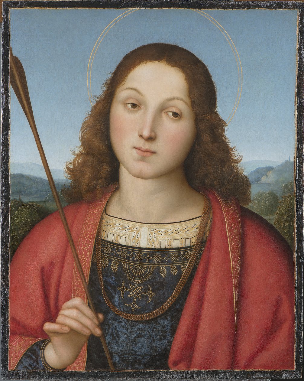 Sint Sebastiaan door Raffaello Sanzio Raphael