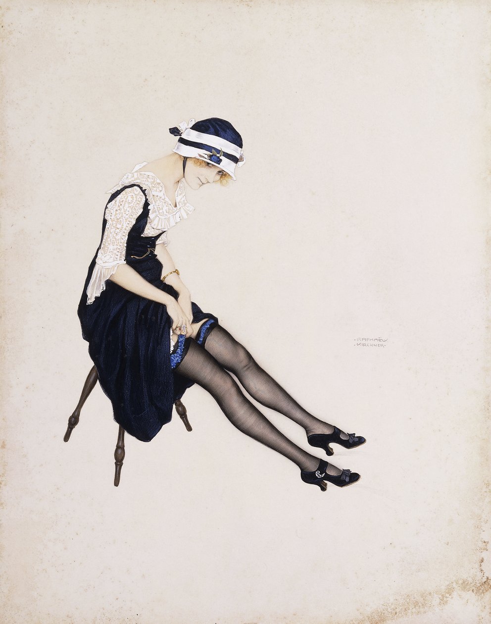 De Kousenband door Raphael Kirchner