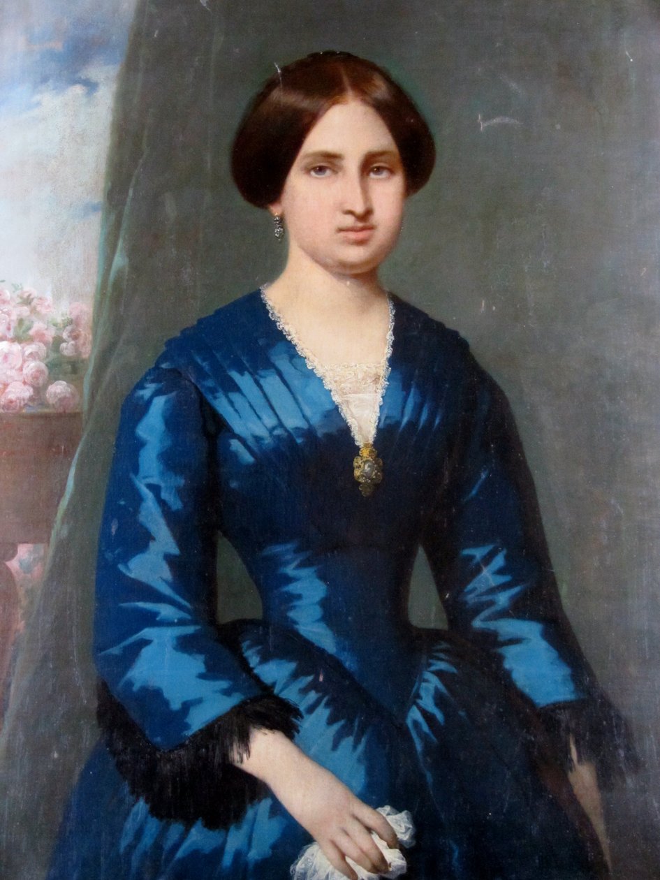 Doña Clorinda Rosales Bascuñán door Raymond Auguste Quinsac Monvoisin