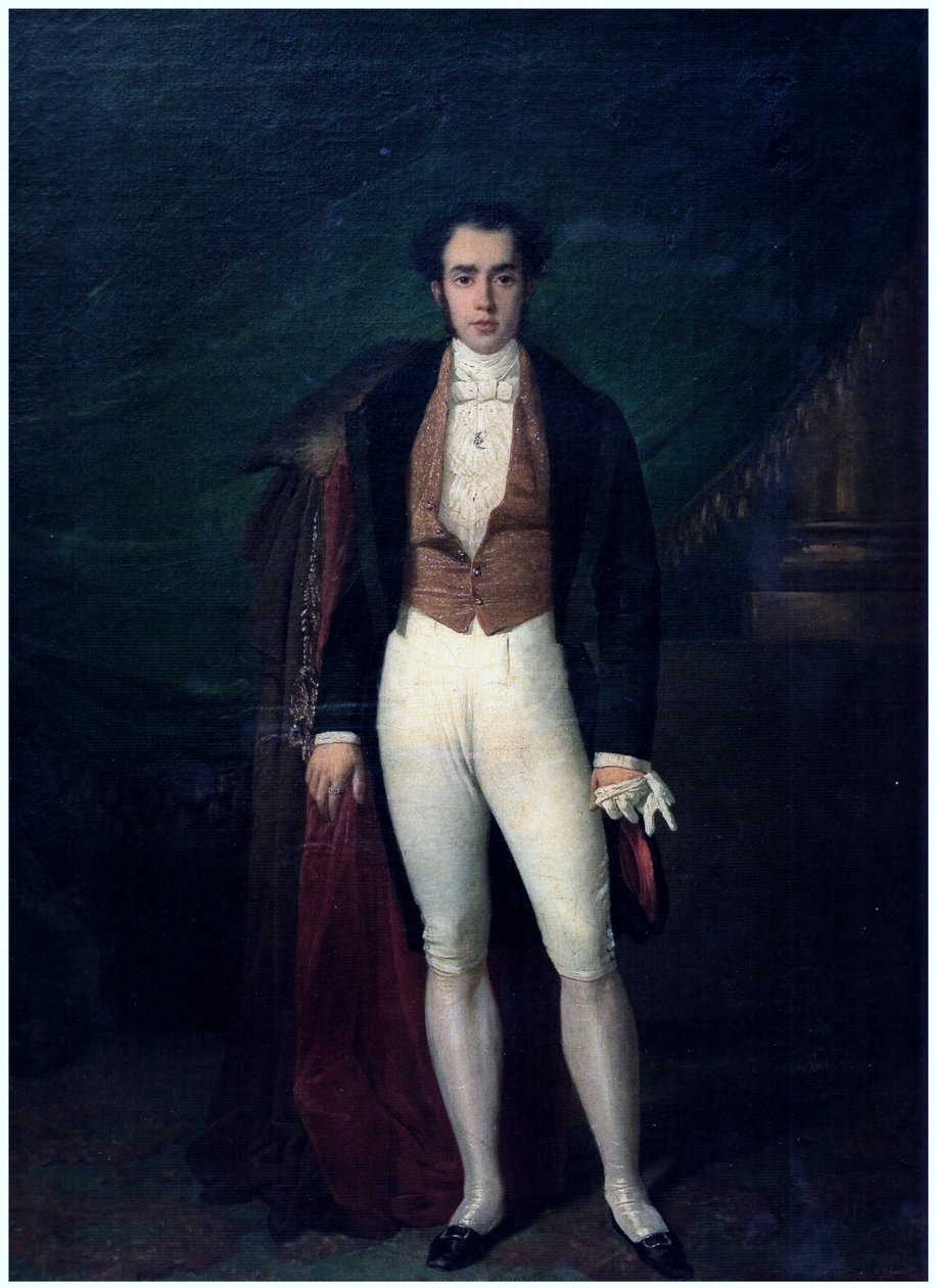 Portret van José Manuel Ramirez Rosales door Raymond Quinsac Monvoisin