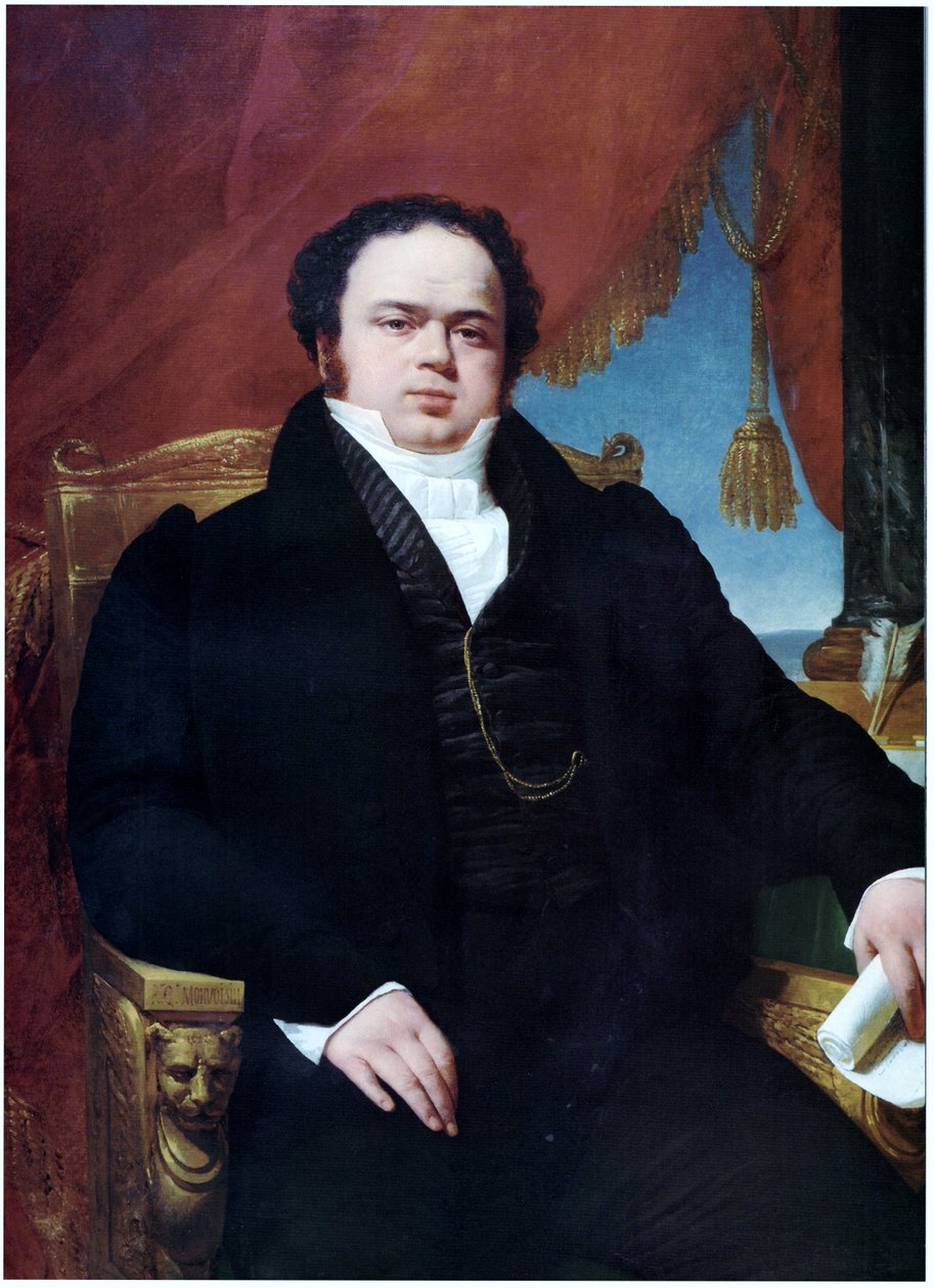 Portret van don Mariano Egaña door Raymond Auguste Quinsac Monvoisin