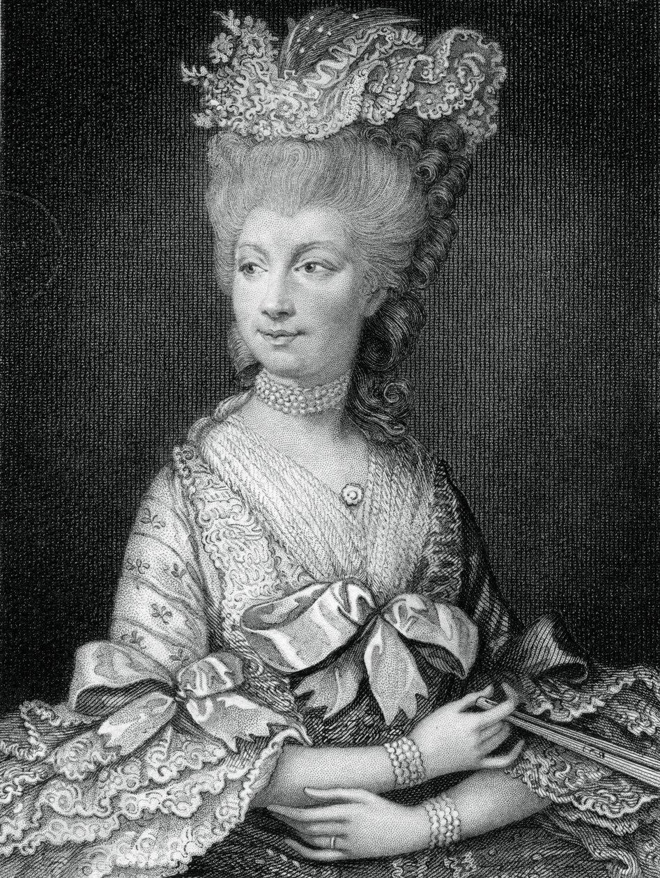 Koningin Charlotte, koningin-gemalin van George III, 19e eeuw door Read