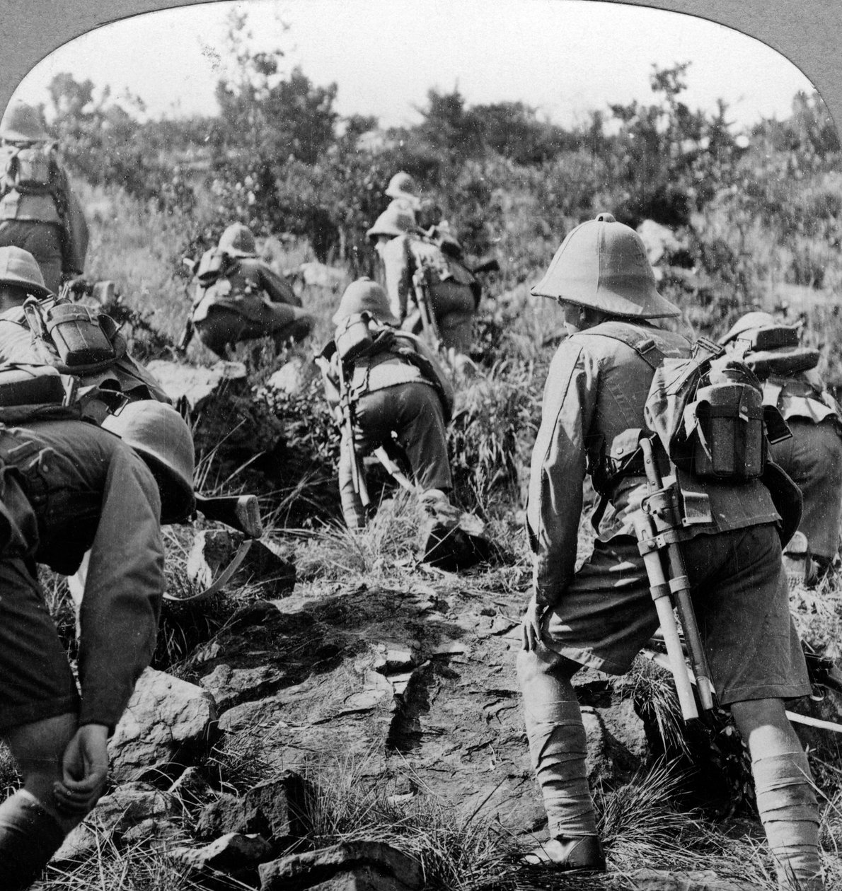 Soldaten in Oost-Afrika, ca. 1914-1918 door Realistic Travels Publishers