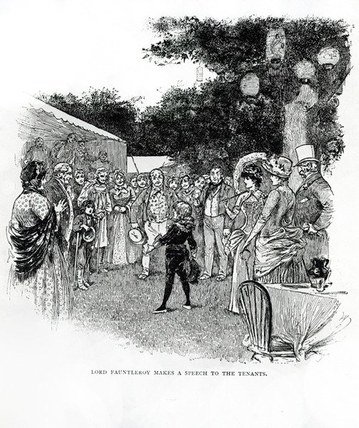 Illustratie voor Little Lord Fauntleroy (gravure) door Reginald Bathurst Birch