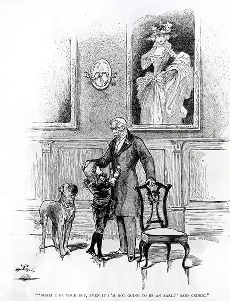 Illustratie voor Little Lord Fauntleroy door Reginald Bathurst Birch