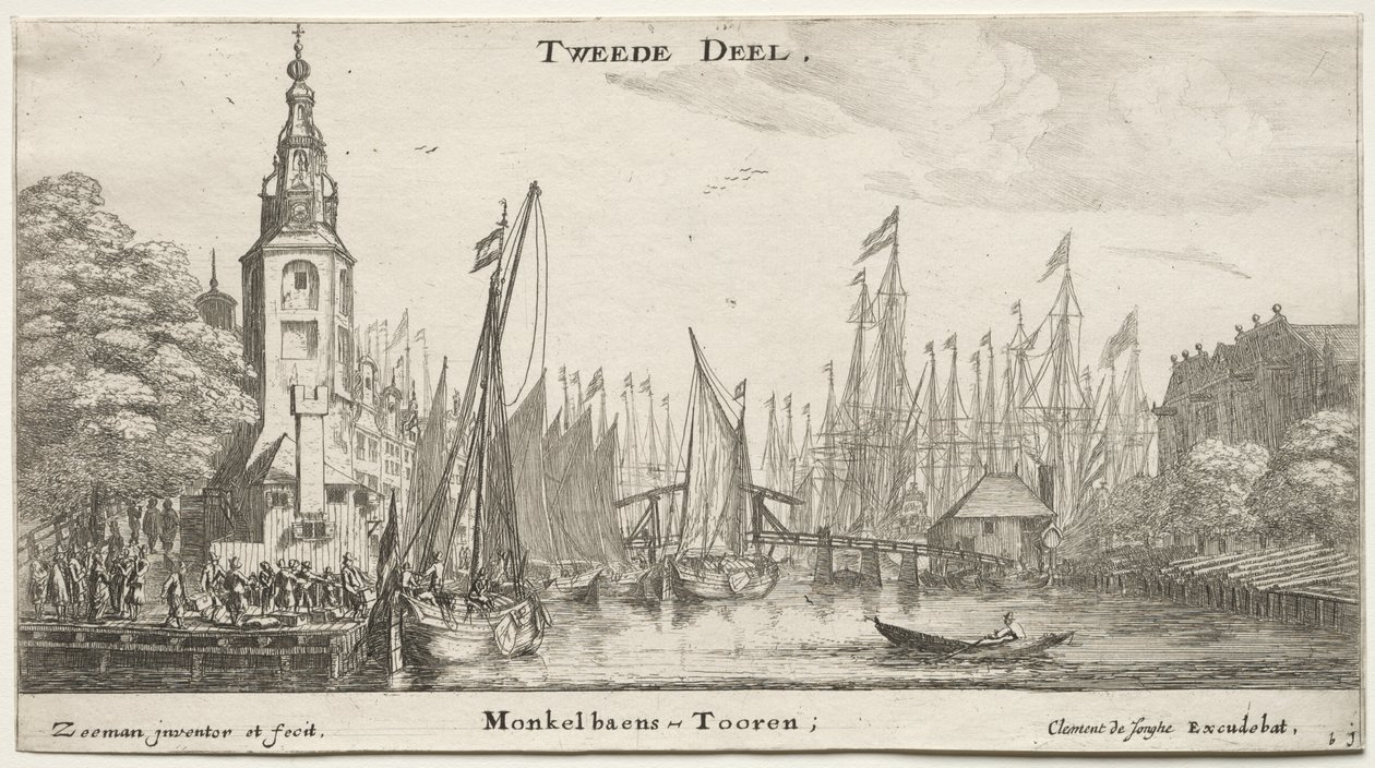 Schepen van Amsterdam door Reinier Nooms