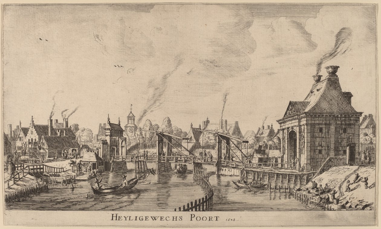 Heyligeweg Poort door Reinier Nooms, called Zeeman