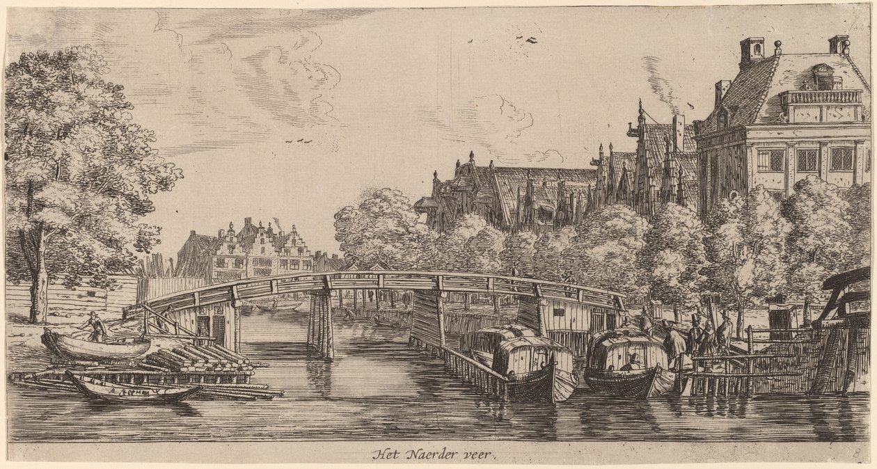 De Veerboot naar Naarden door Reinier Nooms, called Zeeman