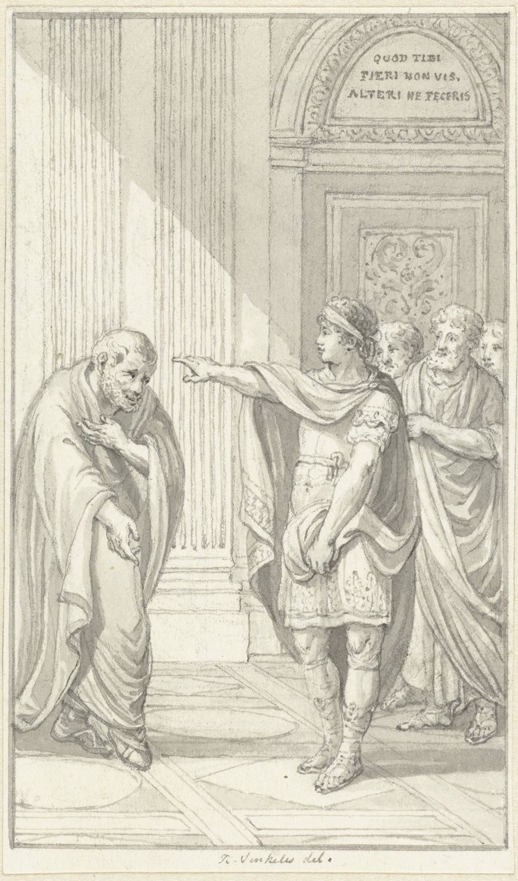 Alexander Severus en Arabinus door Reinier Vinkeles (I)