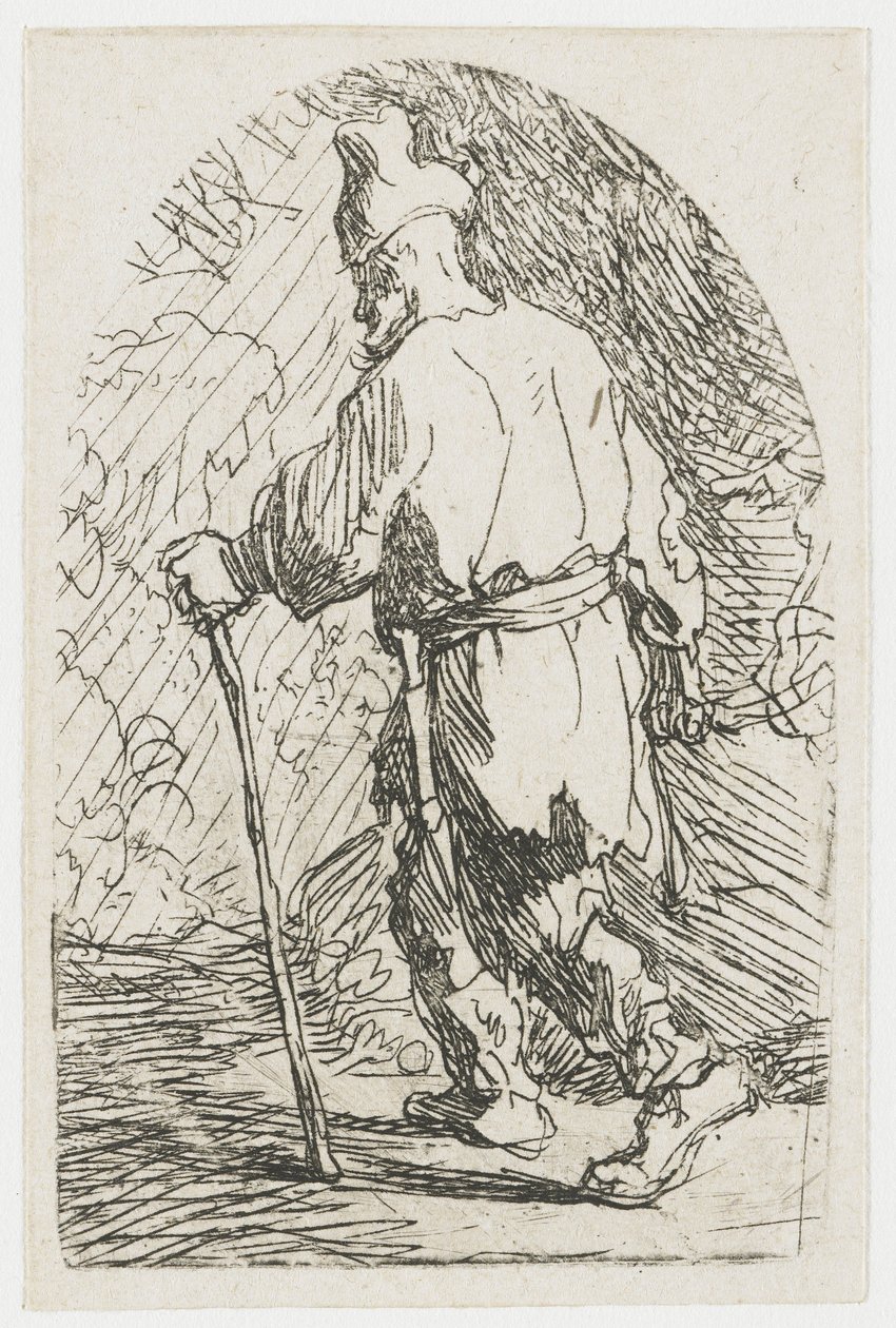 De vlucht naar Egypte door Rembrandt van Rijn