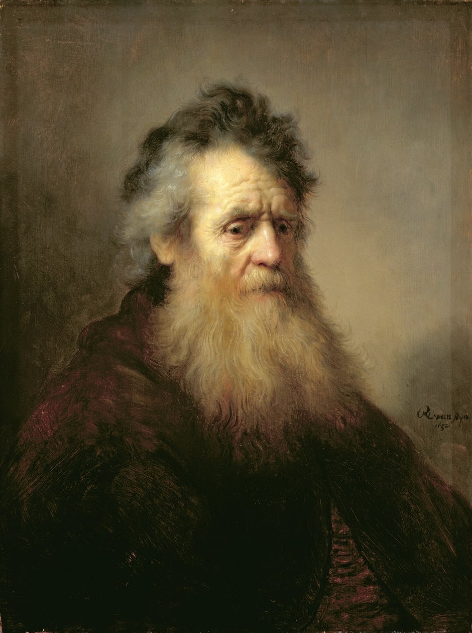Portret van een Oude Man, 1632 door Rembrandt van Rijn