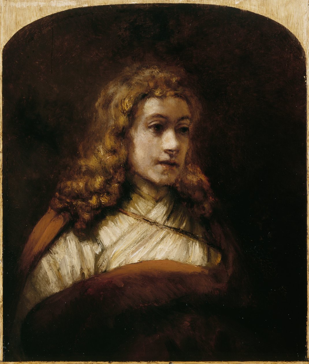 Titus, zoon van Rembrandt door Rembrandt van Rijn