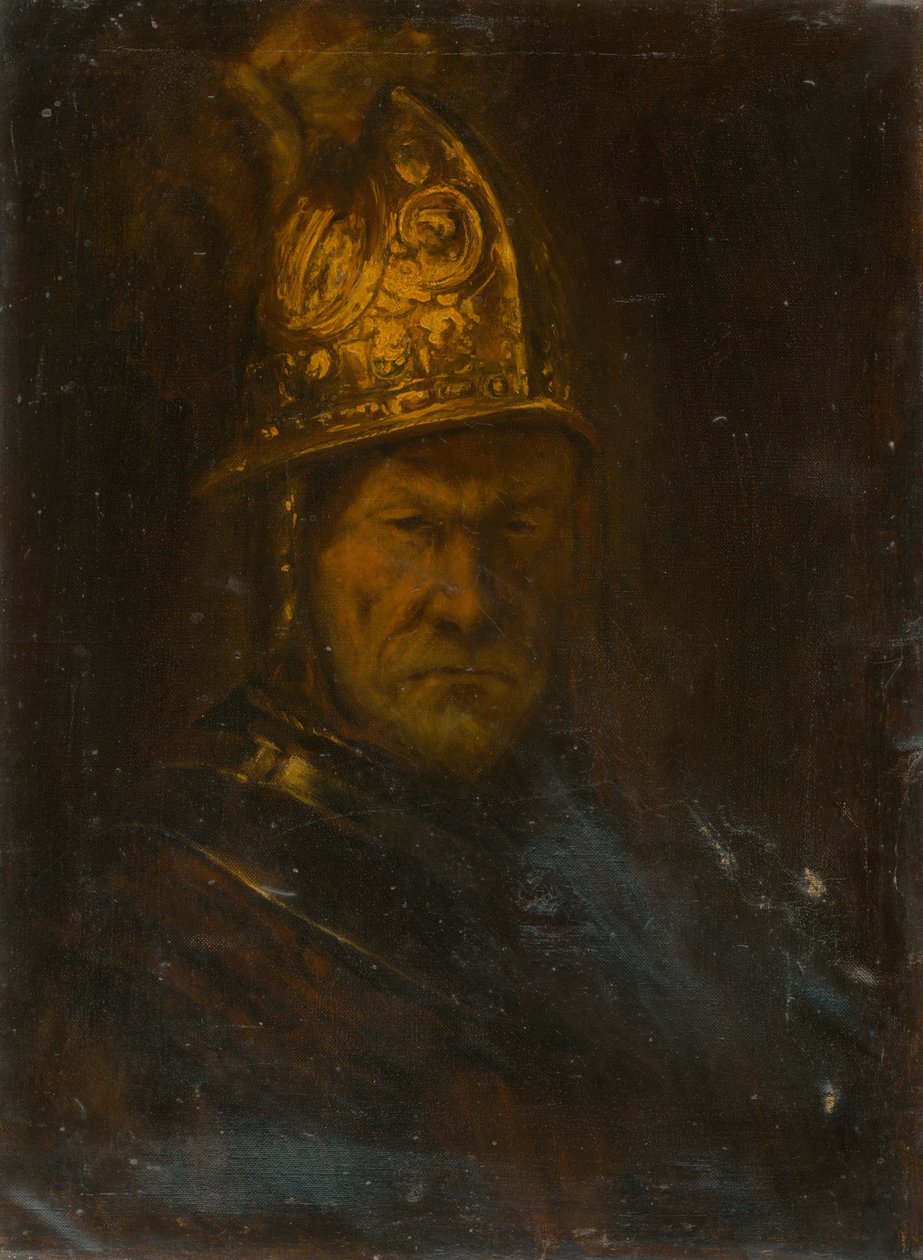 Man met een Gouden Helm door Rembrandt van Rijn