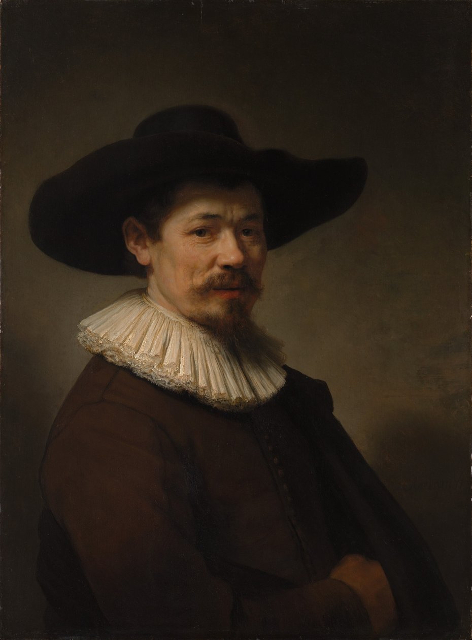 Portret van Herman Doomer door Rembrandt van Rijn