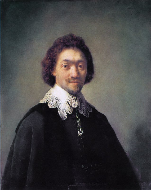 Portret van Maurits Huygens door Rembrandt van Rijn