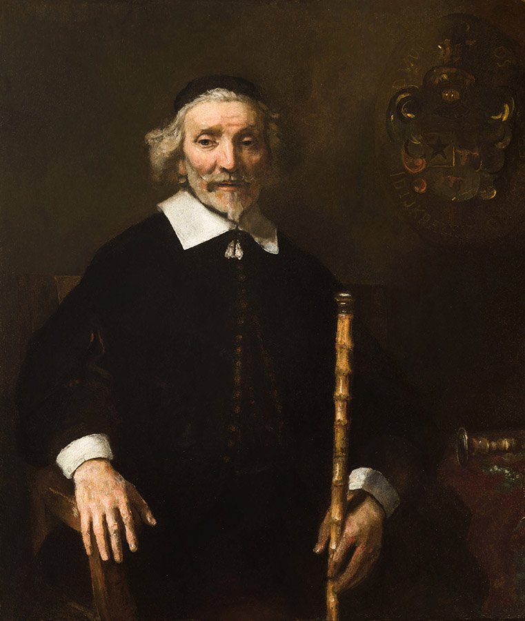 Portret van de dijkgraaf Dirck van Os door Rembrandt van Rijn