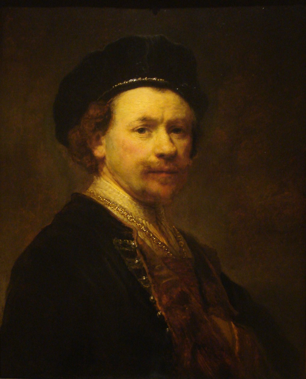 Zelfportret door Rembrandt van Rijn