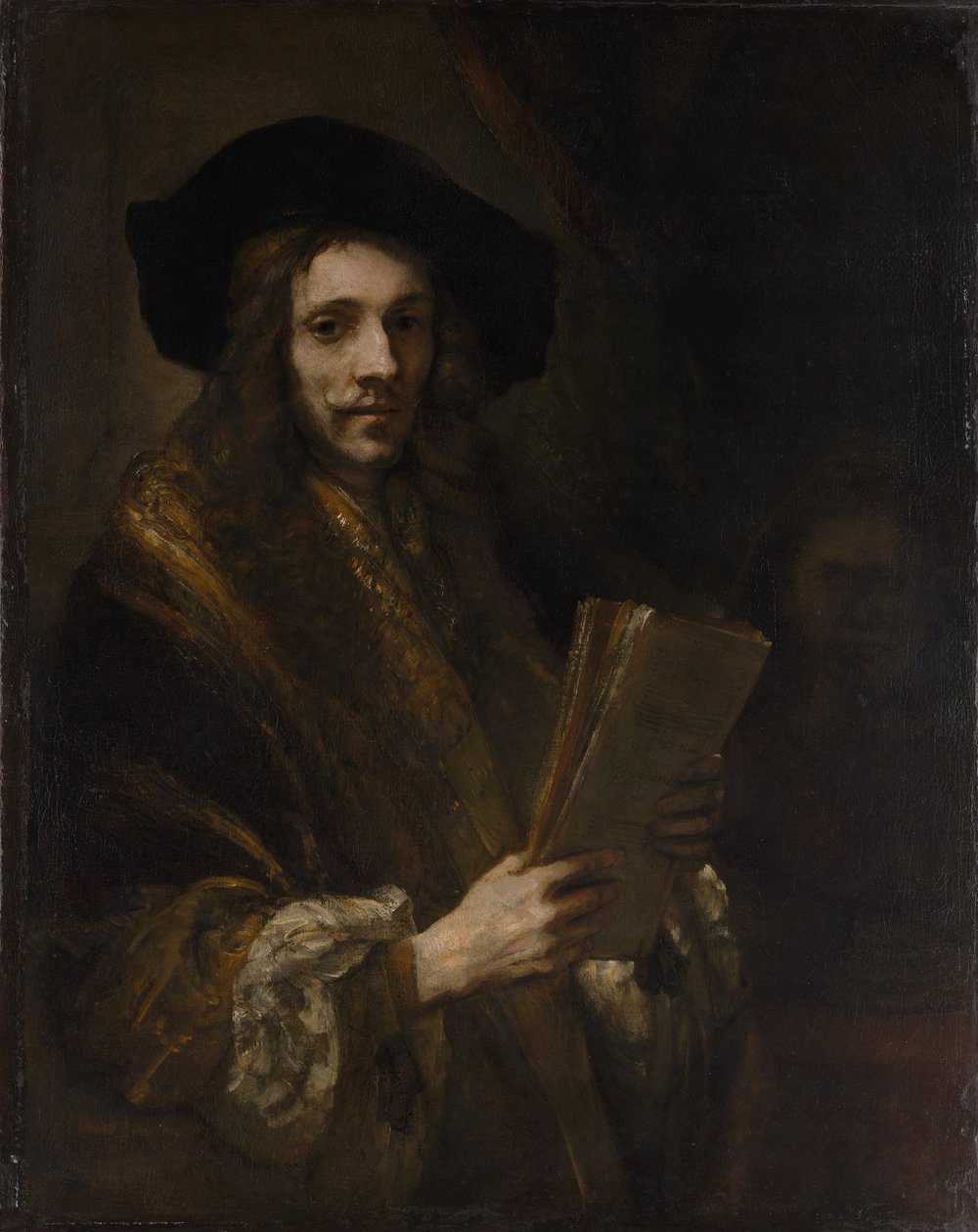 De veilingmeester door Rembrandt van Rijn