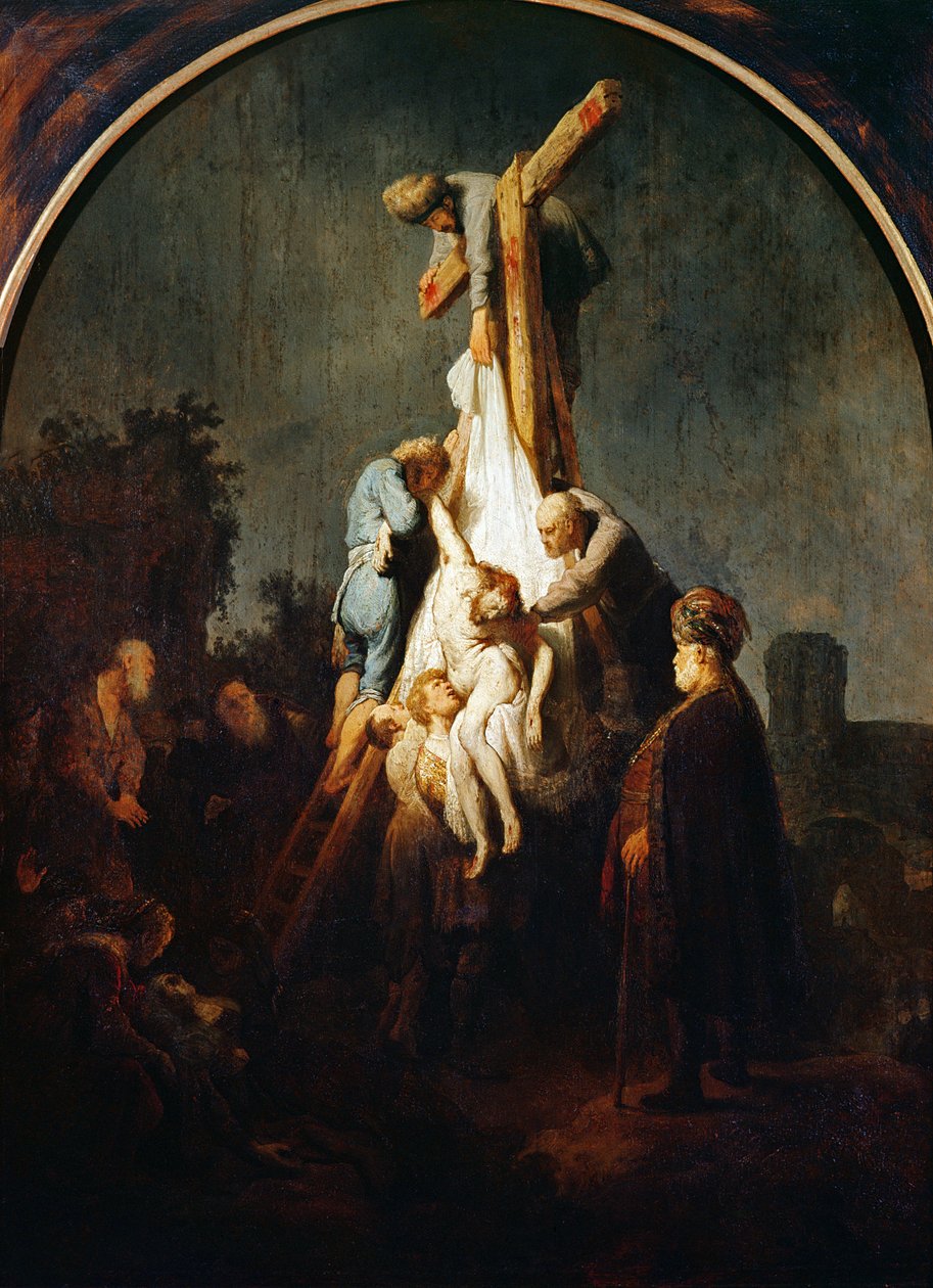 De kruisafneming, 1632-33 door Rembrandt van Rijn