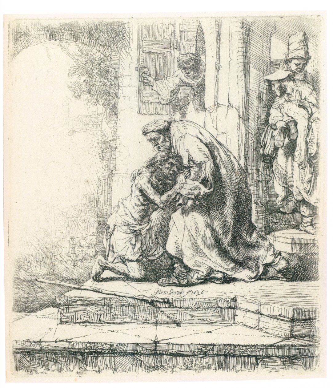 De terugkeer van de verloren zoon door Rembrandt van Rijn