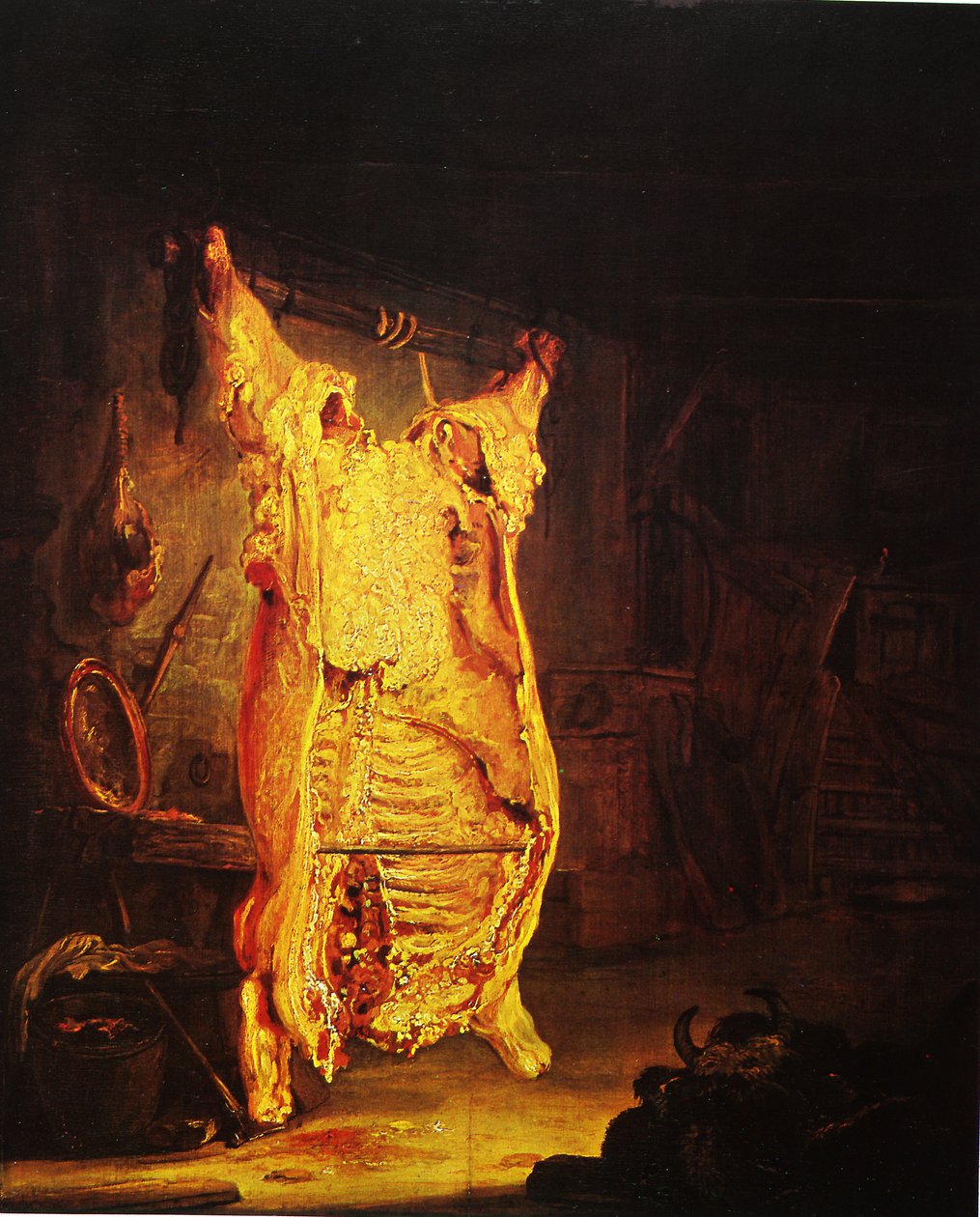 Geslachte os door Rembrandt van Rijn