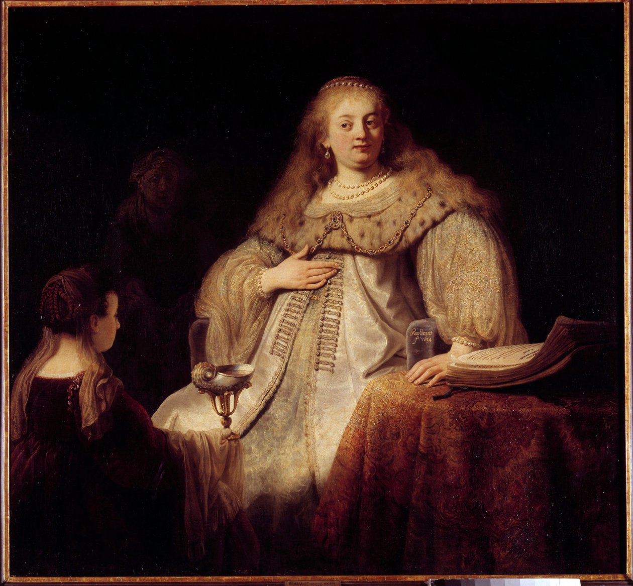 Artemisia I, koningin van Halicarnassus door Rembrandt van Rijn