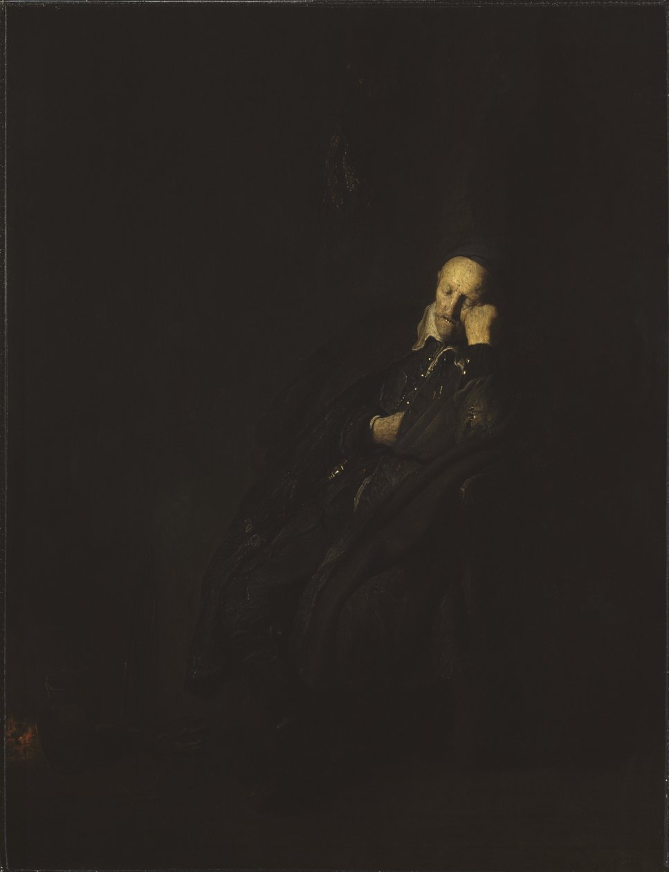 Portret van een oude man, 1629 door Rembrandt van Rijn