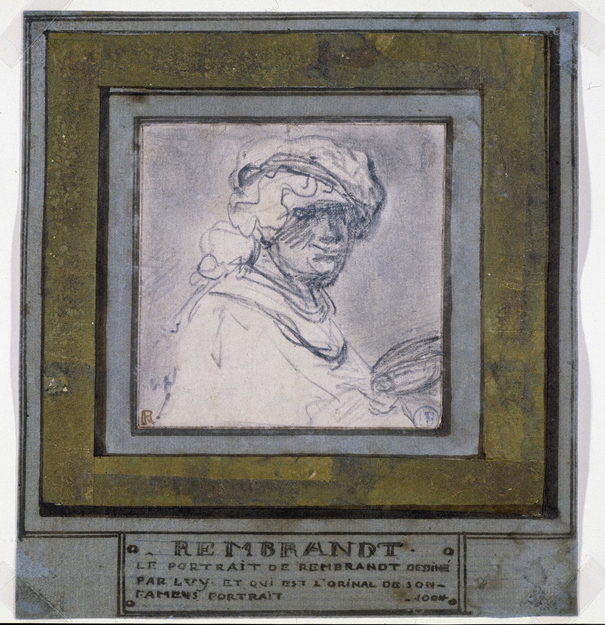 Zelfportret door Rembrandt van Rijn