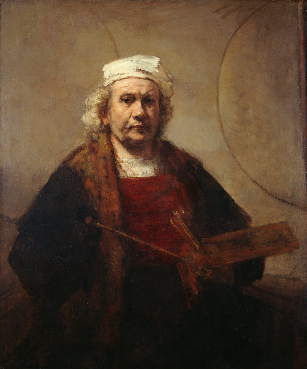 Zelfportret, c.1665 door Rembrandt Harmensz. van Rijn