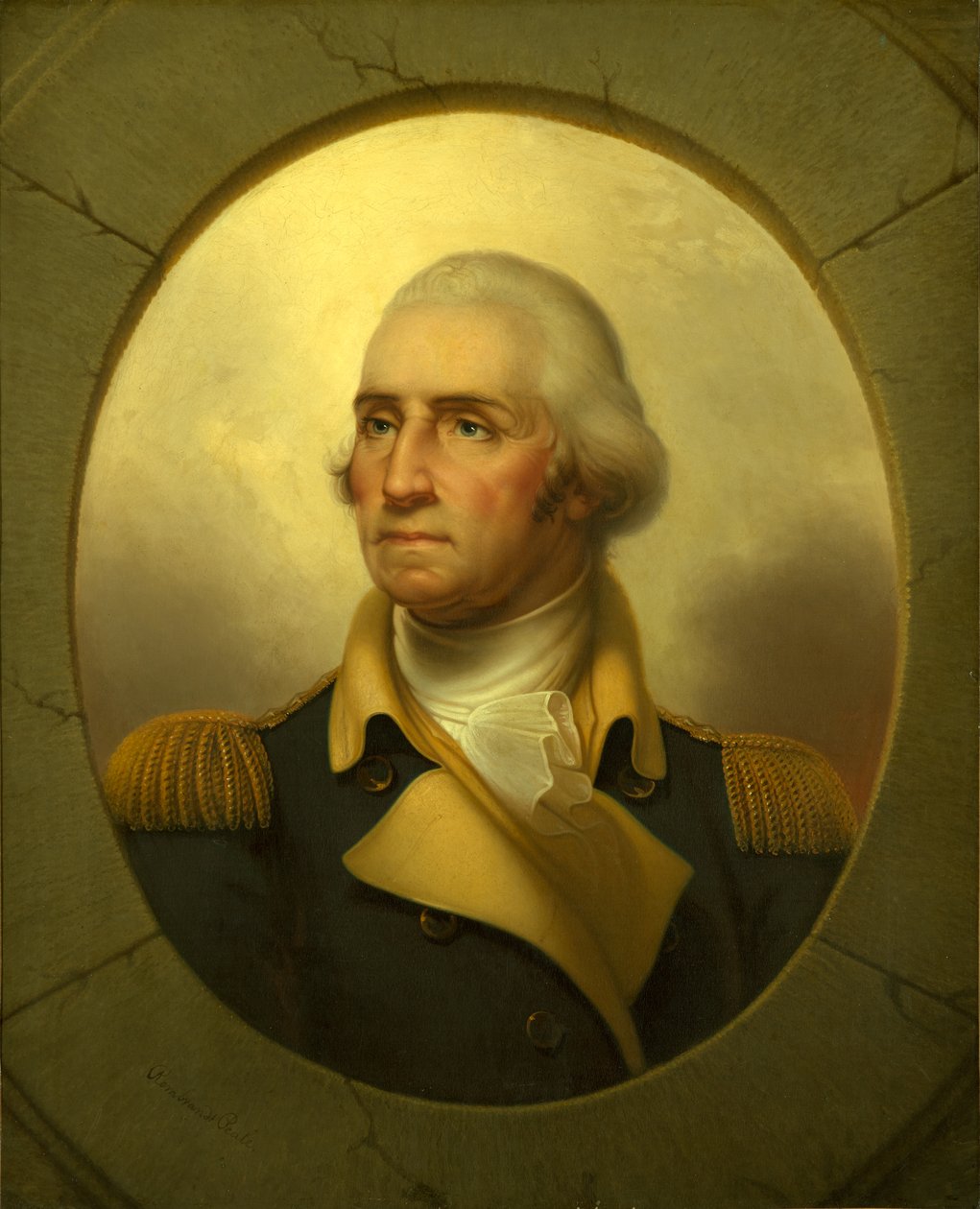 George Washington (1732–1799), c.1855 door Rembrandt Peale