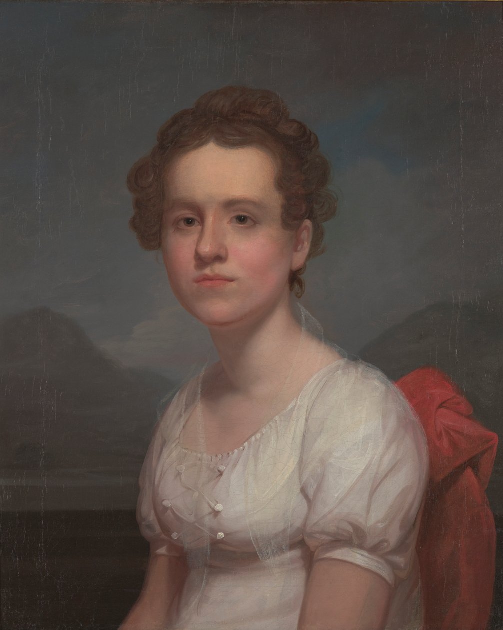 Portret van Helen Miller, mevrouw Charles G. McLean, c.1806 door Rembrandt Peale