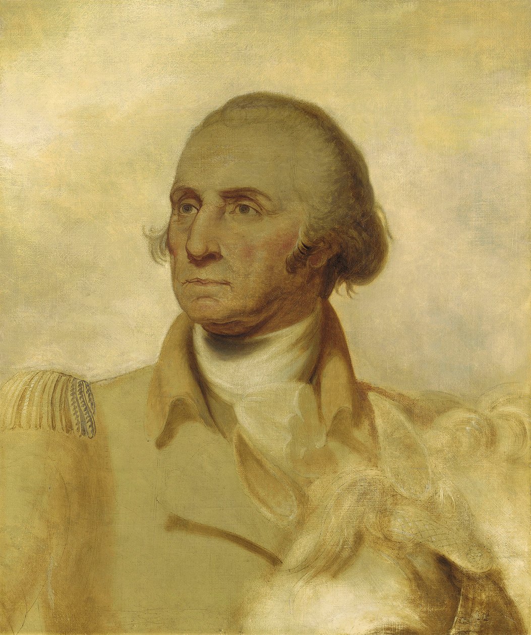 Schets voor een Portret van George Washington door Rembrandt Peale