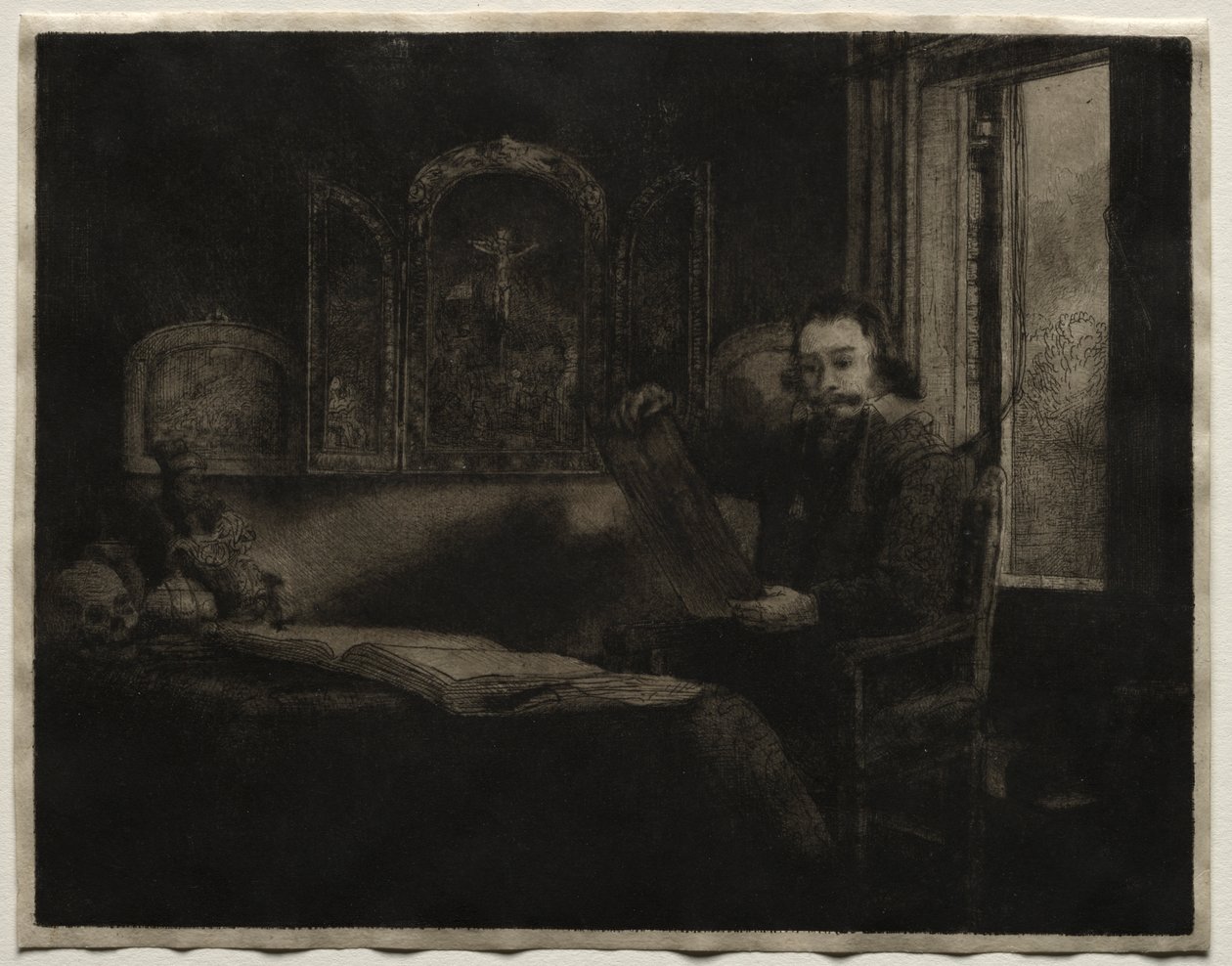 Abraham Francen, Apotheker door Rembrandt van Rijn
