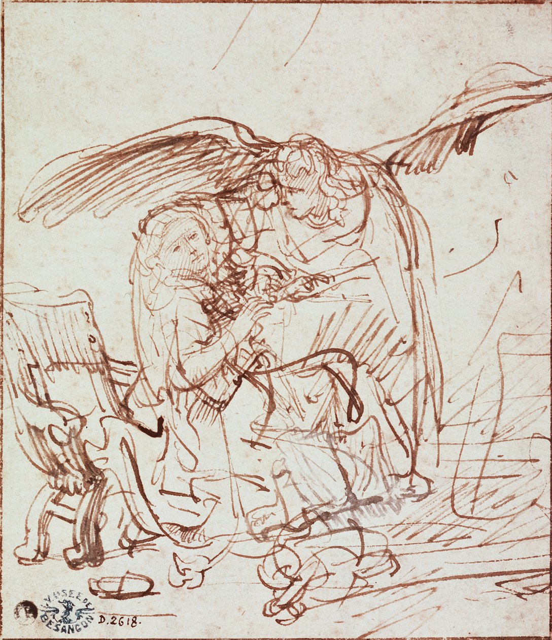 De Annunciatie door Rembrandt van Rijn