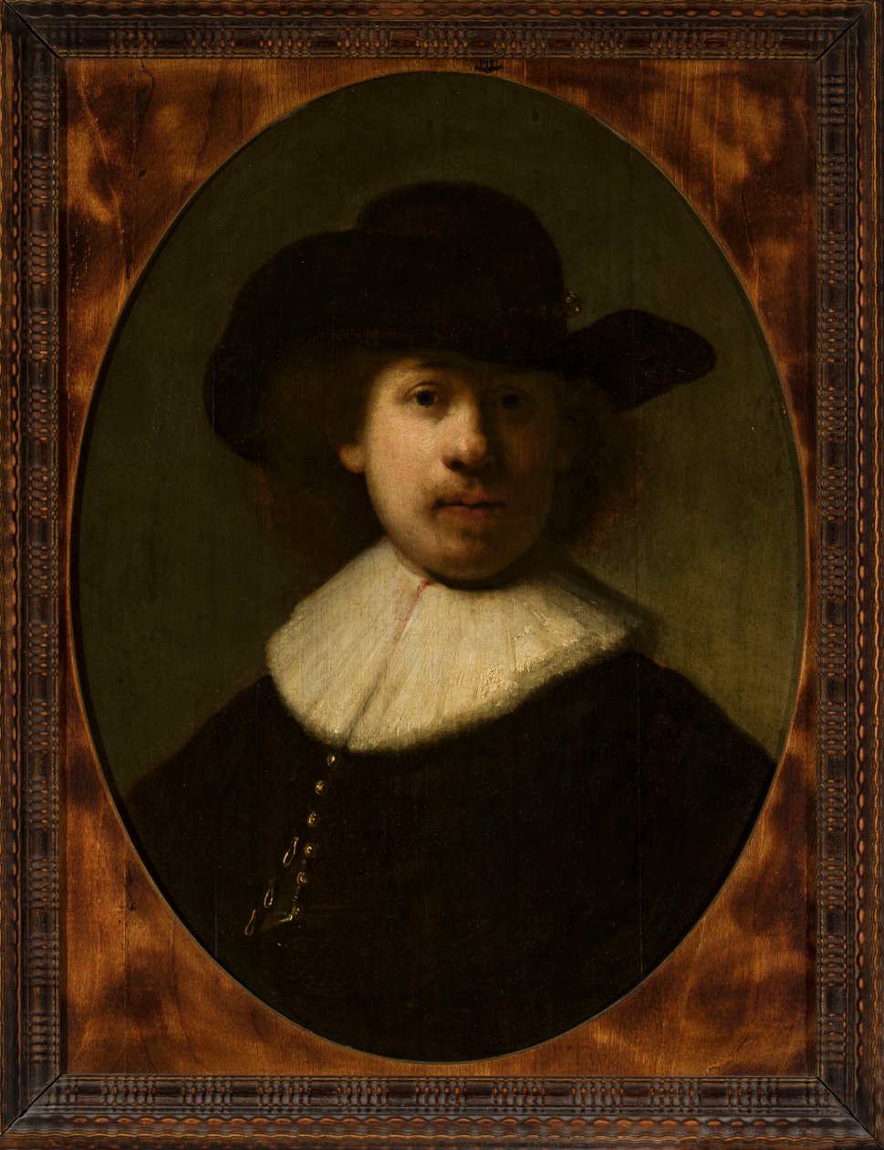 Zelfportret door Rembrandt van Rijn