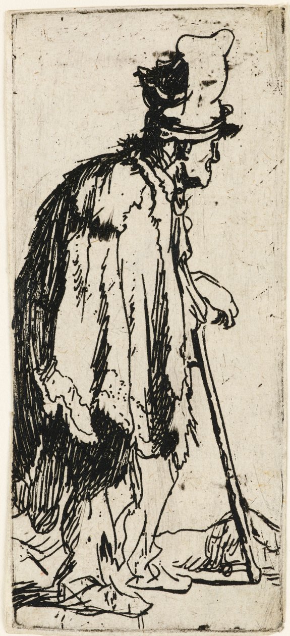 Bedelaar met een kreupele hand, ca. 1629 door Rembrandt van Rijn