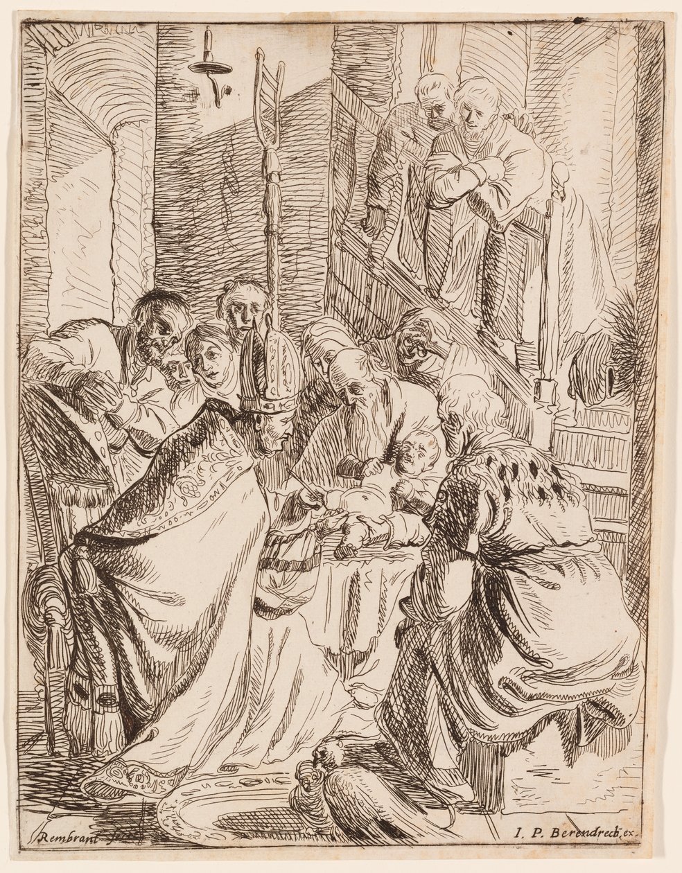De besnijdenis van Christus door Rembrandt van Rijn