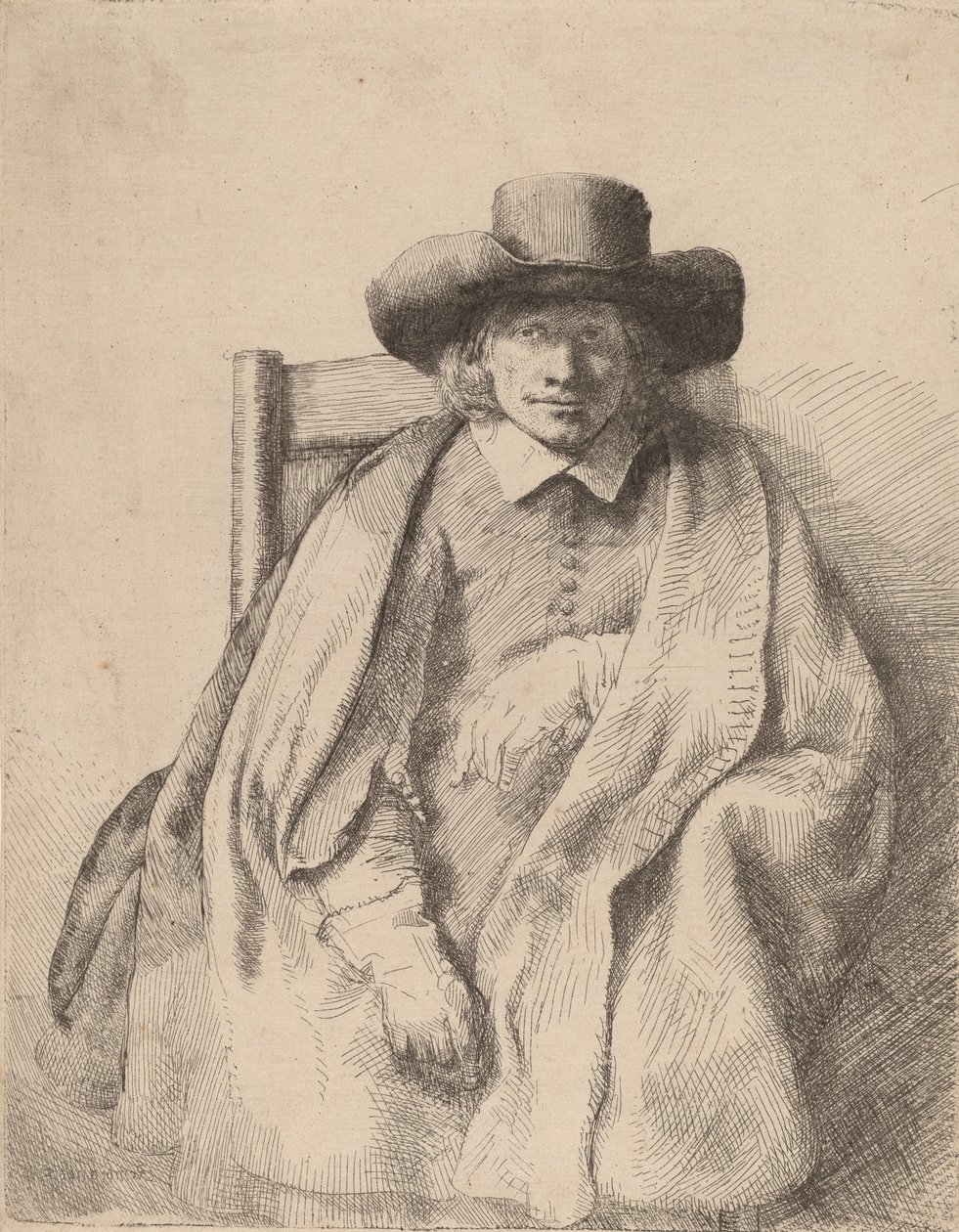 Clement de Jonghe, 1651 door Rembrandt van Rijn