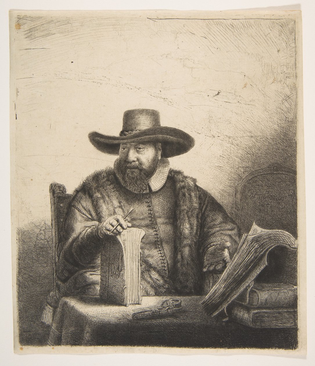 Cornelis Claesz Anslo, Predikant door Rembrandt van Rijn