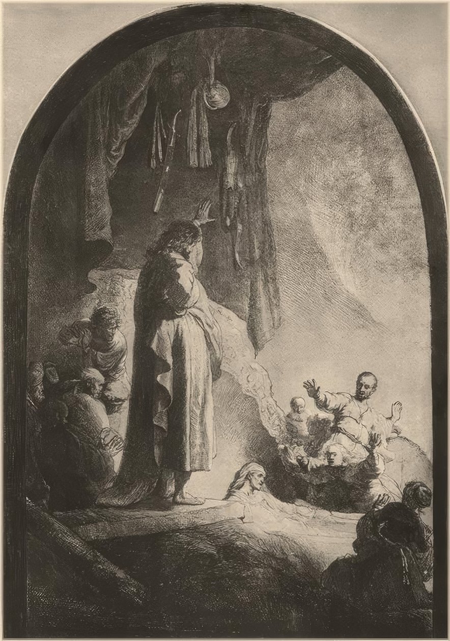 De opwekking van Lazarus door Rembrandt van Rijn